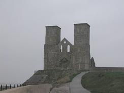P2002C080057	The two towers of Reculver church. 