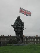 P2002C220023	A statue outside the Royal Marines Museum. 