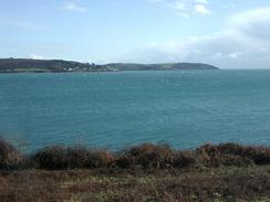 P20031300022	The view over Carrick Roads towards St Mawes and St Anthony Head. 