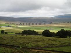 P20049041740	The view east towards Ribblehead Viaduct.