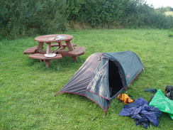 P20068270098	My tent at Rushey Lock.