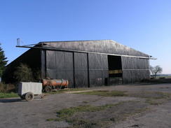 P20082183690	A hanger at Tarrant Rushton airfield.