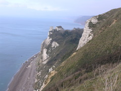 P2010B270658	Looking down over Hooken Undercliffs.