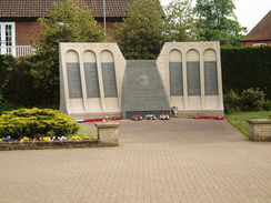 P20115160231	The 617 squadron memorial in Woodhall Spa.