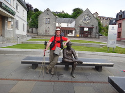 P2011DSC00870	Myself at the end of the West Highland Way, Fort William.