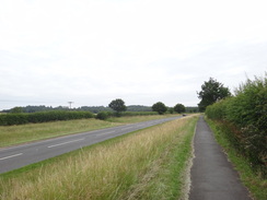 P2011DSC01101	The path alongside the A606.