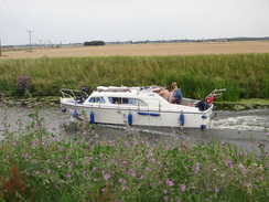 P2011DSC01621	A cruiser on the River Nene (Old Course).