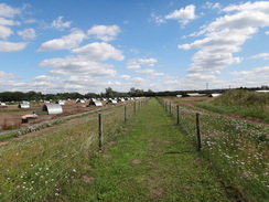 P2011DSC02156	The path across the pig farm.