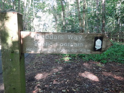 P2011DSC02591	The signpost at the end of the Peddars Way.