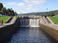 P2011DSC03708	A lock at Fort Augustus.