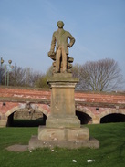 P2012DSC09467	The statue of Sir Robert Juckes Clifton.