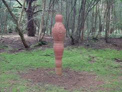 P2012DSC02076	A sculpture in Black Heath Wood.