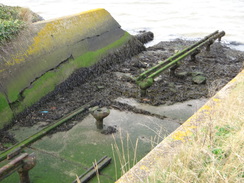 P2013DSC04528	The remains of the Brennan Torpedo run at Cliffe Fort.