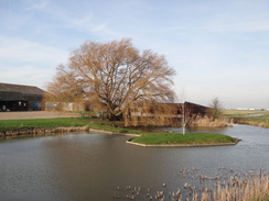 P2013DSC04563	A pond by a farm in Cooling.