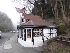 P2013DSC05141	The cafe on the A6 in Cromford.