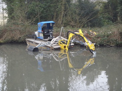 P2013DSC05151	A dredger at Cromford Wharf.