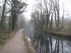 P2013DSC05154	Heading south along the canal from Cromford Wharf.