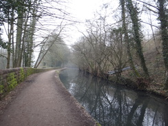 P2013DSC05155	Heading south along the canal from Cromford Wharf.