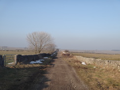 P2013DSC05304	The track leading towards Chelmorton.