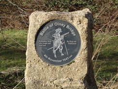 P2018DSC07790	A memorial to the Battle of Olney Bridge.
