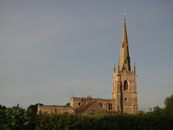 P2018DSC00558	The early morning sun on Islip church.