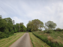 P2018DSC00658	Following the road northwestwards from Pilton.