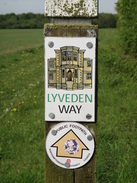 P2018DSC00687	A Lyveden Way marker.