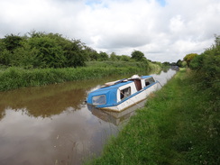 P2018DSC01550	A sunken boat near Calveley.