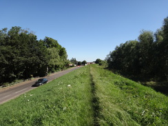 P2018DSC02171	The floobank beside the Nene in Guyhirn.