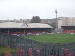 P2018DSC03788	The Partick Thistle football ground.