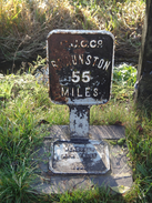 P2018DSC06366	A milepost near Bulbourne Junction.