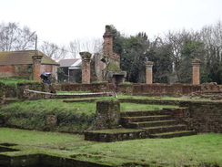 P2019DSC07833	The ruins of Scadbury Manor moat.