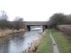 P2019DSC08867	The bridge carrying the M65 over the canal.
