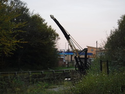 P2019DSCF3780	An old crane at Wigan Pier.