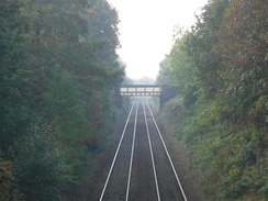 P2019DSCF4044	The railway line in Bradshaw.