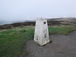 P2019DSCF4195	Darwen Hill trig pillar.