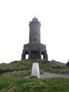 P2019DSCF4198	Darwen Tower and trig pillar.