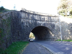 P2019DSCF4245	The aqueduct carrying the cnal over Aqueduct Road.