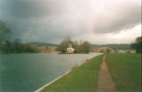 F18	Temple Island, in the Thames north of Henley.