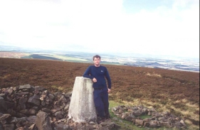 S23	Myself at the Trig Point on Lammer Law.